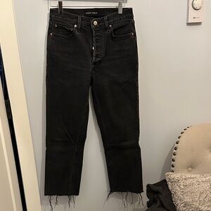 Denim Forum Cropped Arlo Hi-rise Straight